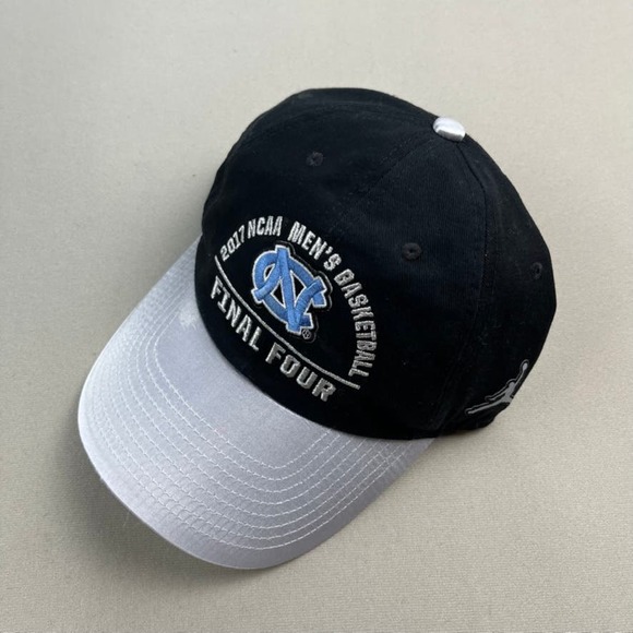Nike North Carolina Tar Heels Hat Cap Snapback Black Final Four 2017 UNC College - Picture 1 of 10